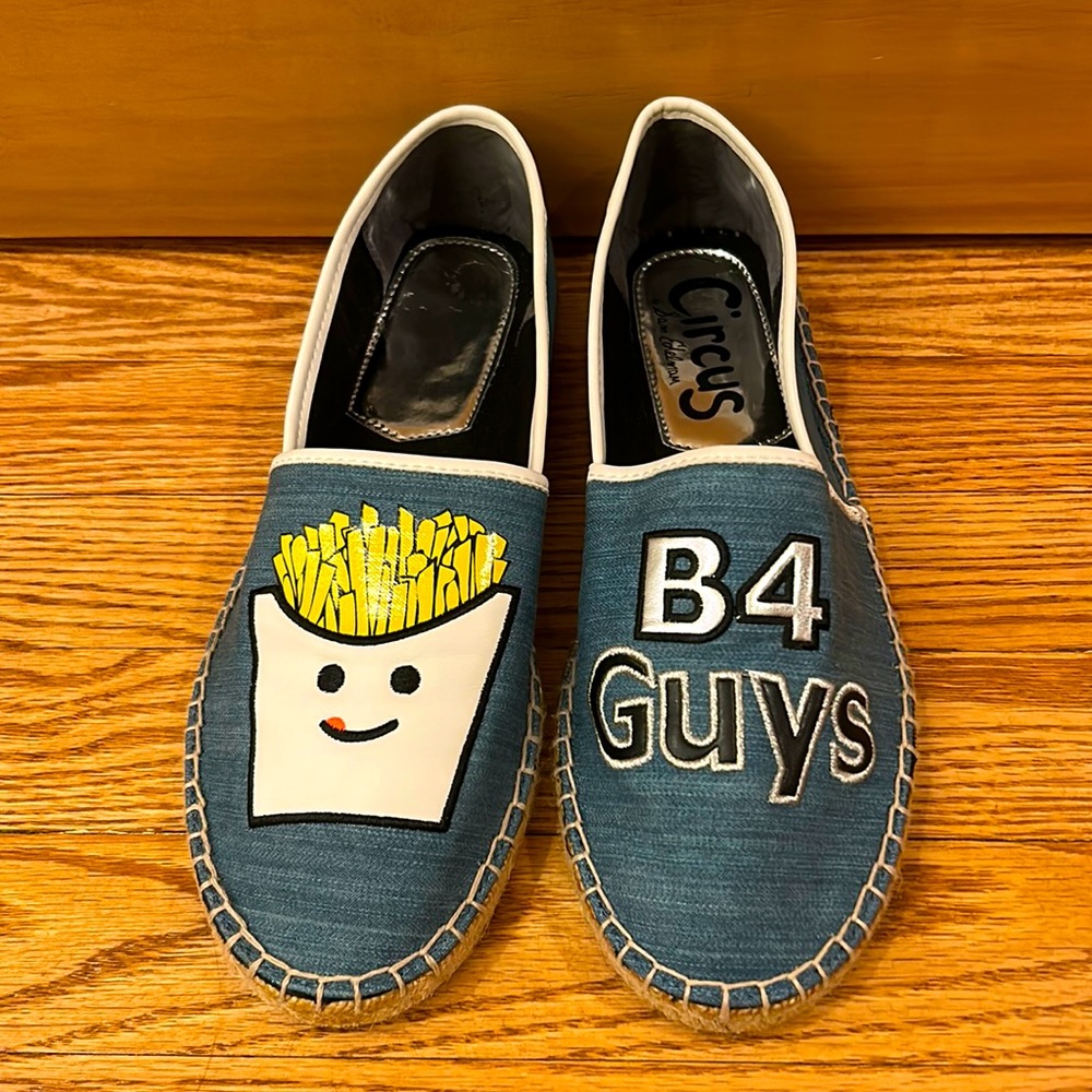 Fries b4 Guys Flat Shoes